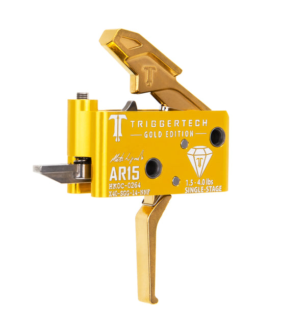 AR-15 Diamond Trigger GOLD EDITION (Single-Stage)